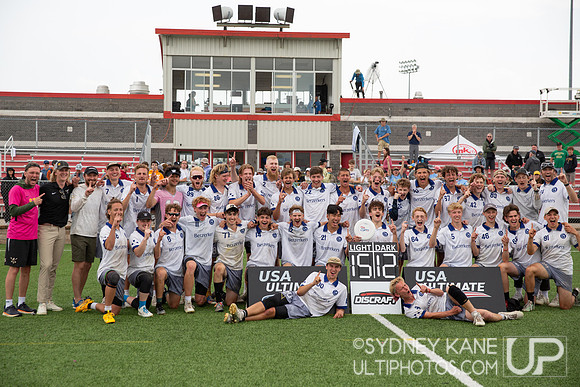 St Olaf Men's Champions 2024 USA Ultimate Division III College C