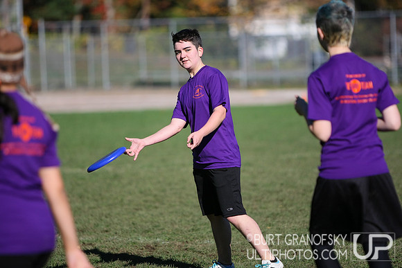 Action from the Sharon HS Spirit of the Game tournament