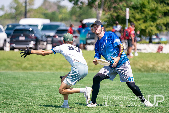 Bracket play at 2024 USAU Youth Club Championship