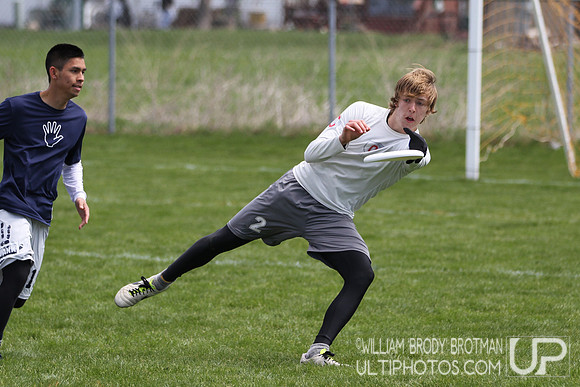 Sunday Action - USA Ultimate 2014 College Division I Ohio Valley Regional Tournament