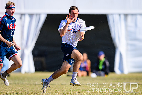 Men’s semifinals during World Ultimate Championships at Runaway Bay Sports Precinct
