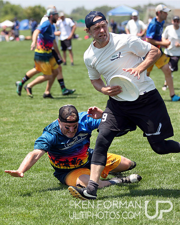 Eldors v. Endless Sunset GM Play at the 2021 USAU Masters National Championships