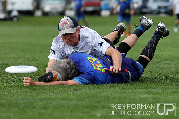 Bracket Play at the 2021 USAU Masters National Championships