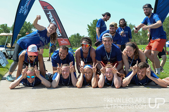 SLOWer Mixed Masters Champions Team Photo -- 2021 Masters Champi