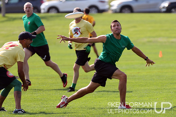 Pool Play at the 2021 USAU Masters National Championships