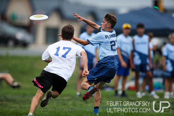 USA Ultimate YCC 2022 -- U17 Boys Sat Action