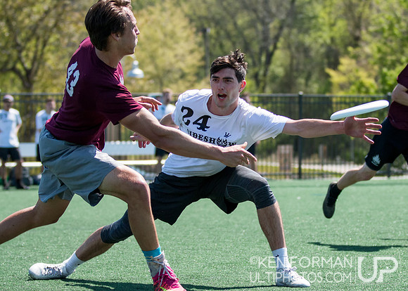 Action from Delaware vs. Virginia Tech.