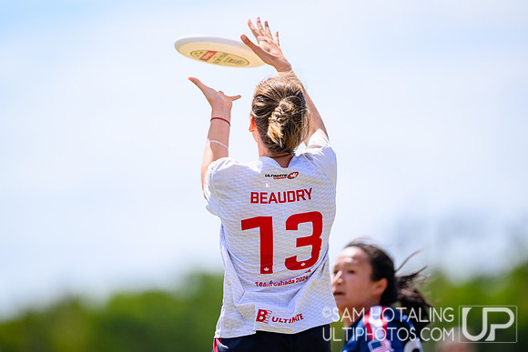 Women’s semifinals during World Ultimate Championships at Runaway Bay Sports Precinct