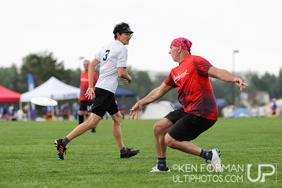 Age Against the Machine v. TriAged at the 2021 USAU Masters National Championships