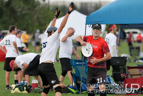 Age Against the Machine v. TriAged at the 2021 USAU Masters National Championships