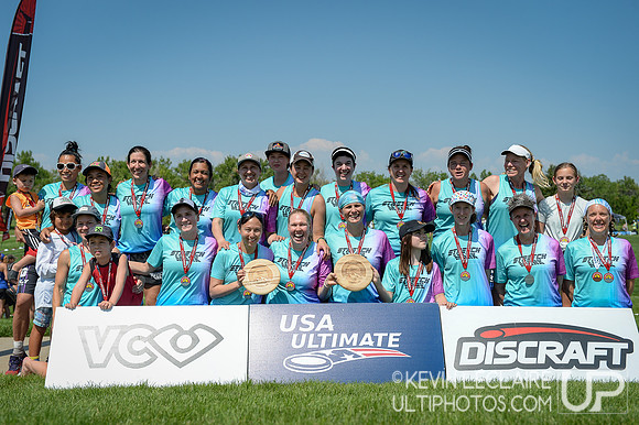 Stretch Mark Women's Grand Masters 2nd Place Team Photo -- 2021