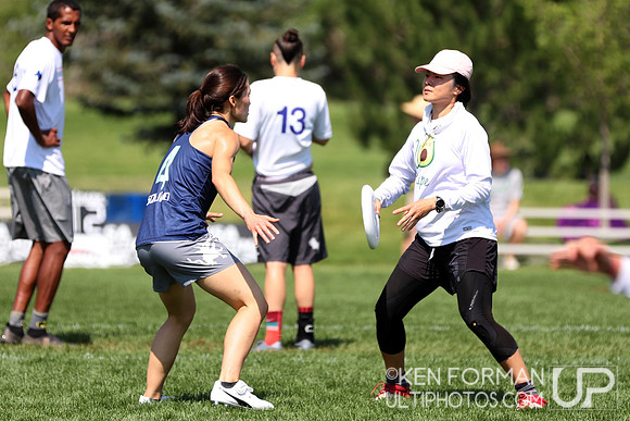 Reboot Squad vs. Ripe at the 2021 USAU Masters National Championships