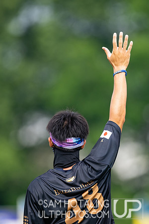 Buzz Bullets vs Seattle Sockeye in pool play at World Ultimate Club Championships