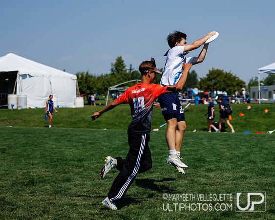 Monday action at the USA Ultimate Youth Club Championships. U-20