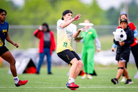 Women’s pool play at USAU DI College Championships