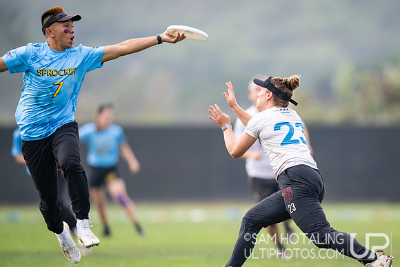 Pool play at at USAU Club Championships