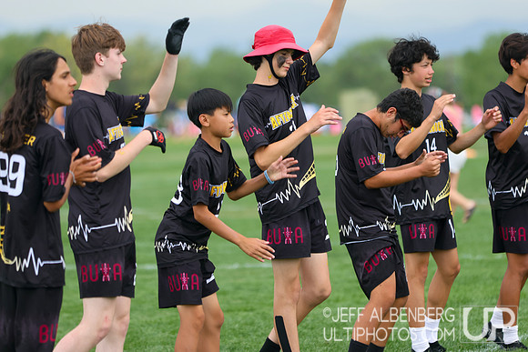Pool play at USAU Youth Club Championships