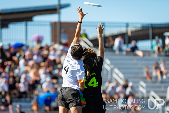 Brute Squad vs. Scandal in finals at USAU Club Championships
