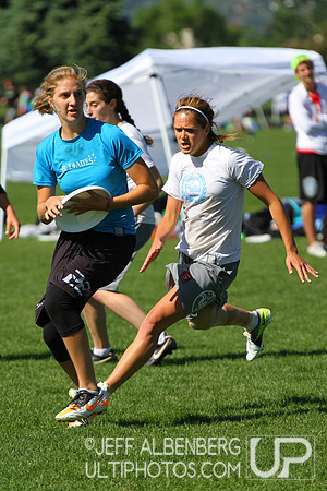 Sunday Women's Quarter-Final action from 2012 College Nationals