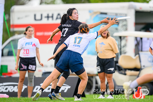 Women’s crossover play during International Club Championships at Aurora Sports Park