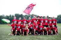 Mainzelmadchen (Germany Women's) Team Photo - 2018 WUCC Sunday Round 1