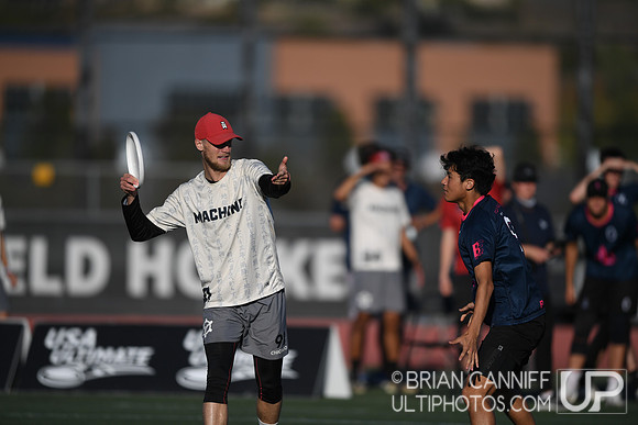 Men's Semifinal. Machine v. Johnny Bravo. 2023 USA Ultimate Club Championships