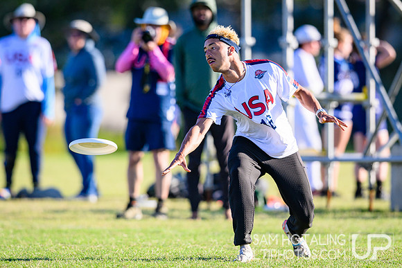 Pool play during World Ultimate Championships at Runaway Bay Precinct