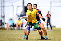 Mixed semifinals during World Ultimate Championships at Runaway Bay Sports Precinct