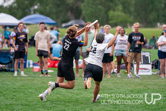 Bracket  play at 2024 USAU Youth Club Championship