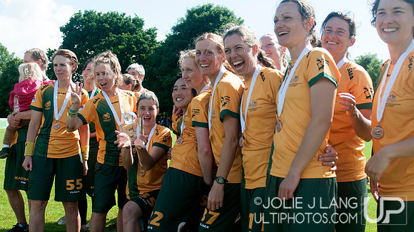 Women's Masters medal ceremony - WUGC 2016