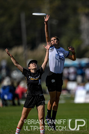 Fury v. Traffic. 2023 USA Ultimate Club Championships