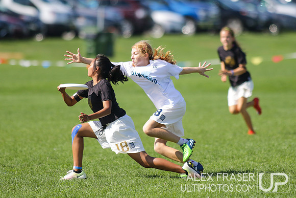 U16 Girls - Saturday - 2016 USAU Youth Club Championships