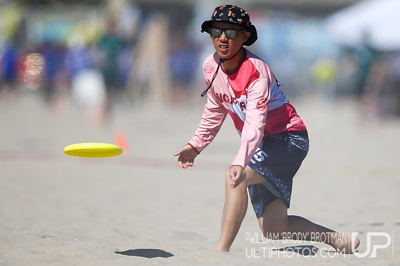 Day 1 of the WFDF 2023 World Beach Ultimate Championships