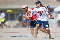 Day 1 of the WFDF 2023 World Beach Ultimate Championships