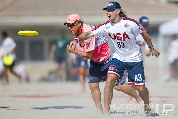 Day 1 of the WFDF 2023 World Beach Ultimate Championships