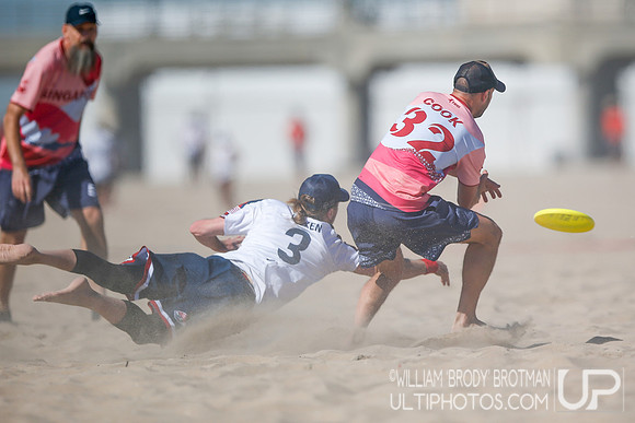 Day 1 of the WFDF 2023 World Beach Ultimate Championships