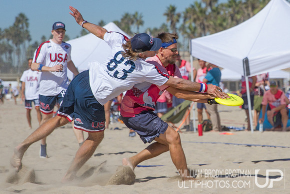 Day 1 of the WFDF 2023 World Beach Ultimate Championships