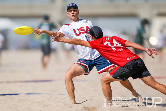 Day 1 of the WFDF 2023 World Beach Ultimate Championships