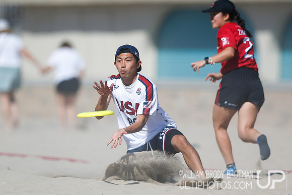 Day 1 of the WFDF 2023 World Beach Ultimate Championships