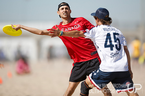 Day 1 of the WFDF 2023 World Beach Ultimate Championships