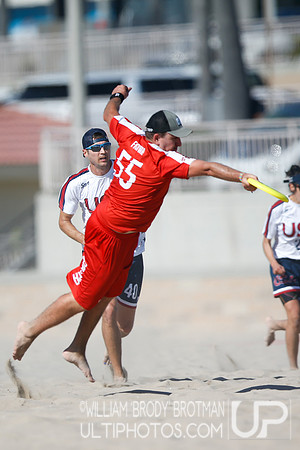 Day 1 of the WFDF 2023 World Beach Ultimate Championships