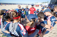 Day 1 of the WFDF 2023 World Beach Ultimate Championships