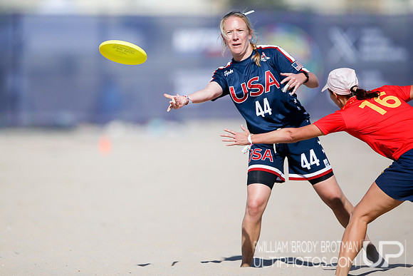 Day 1 of the WFDF 2023 World Beach Ultimate Championships