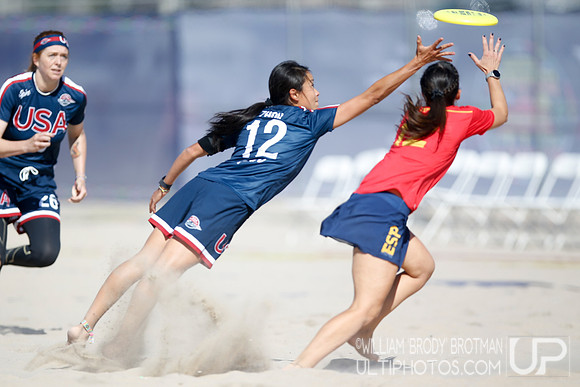 Day 1 of the WFDF 2023 World Beach Ultimate Championships