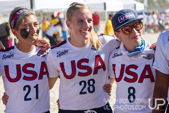 Day 1 of the WFDF 2023 World Beach Ultimate Championships