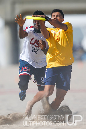 Day 1 of the WFDF 2023 World Beach Ultimate Championships