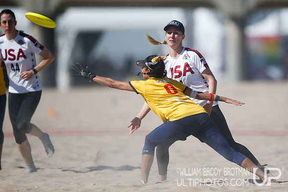 Day 1 of the WFDF 2023 World Beach Ultimate Championships