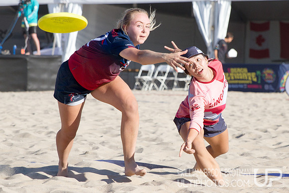 Day 1 of the WFDF 2023 World Beach Ultimate Championships