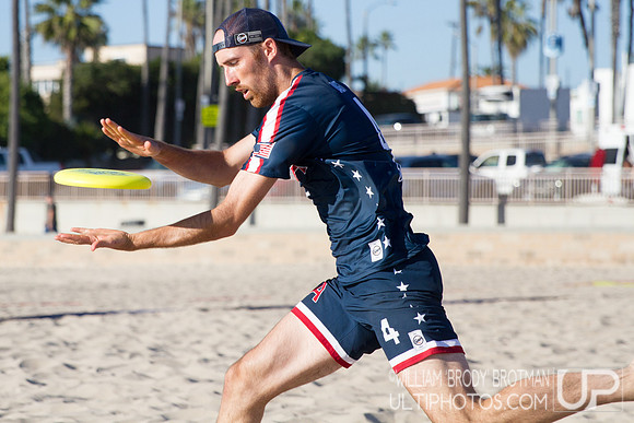Day 1 of the WFDF 2023 World Beach Ultimate Championships