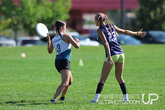 Sunday action at the USA Ultimate Youth Club Championships in th